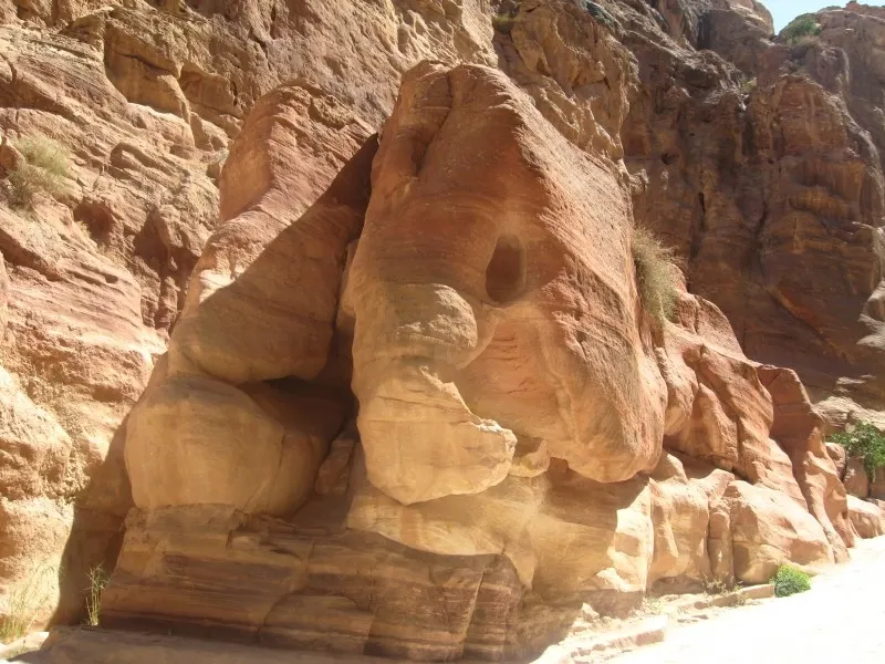 象みたいロック、ぺトラ、ヨルダン